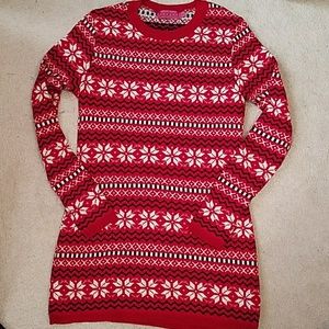 BooHoo Fair Isle Tunic Sweater